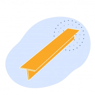 Алюминиевый тавр 150х100х16 мм М40 421896 ГОСТ 29296-92