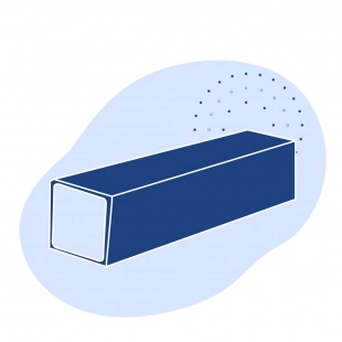 Оцинкованная квадратная труба 70х70х4 мм Ст3сп ГОСТ 8639-82