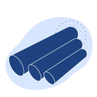 Труба ПНД водопроводная 63х7.1 мм SDR 9 ПЭ 100 ГОСТ 18599-2001