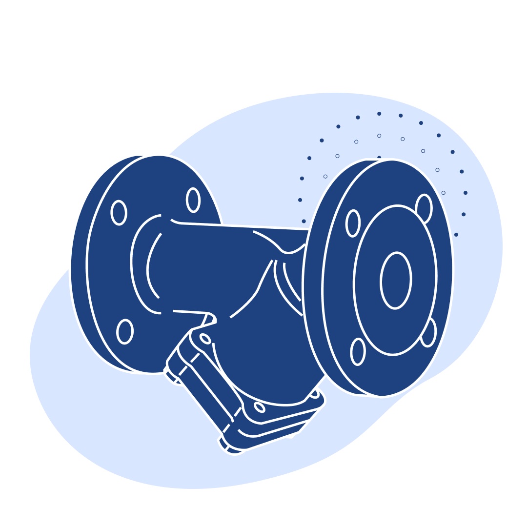 Фильтр сетчатый чугунный фланцевый Ду 65 мм