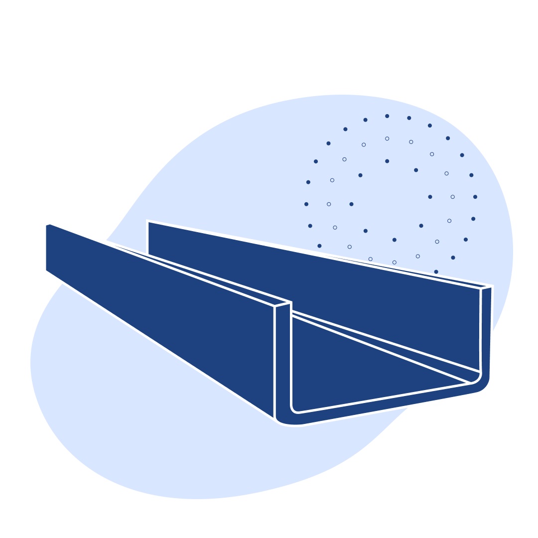 Швеллер стальной гнутый равнополочный 170х70х5 мм Ст3сп ГОСТ 8278-83